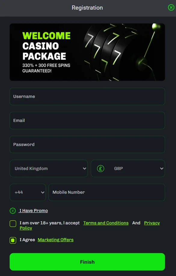 VeloBet Casino Login